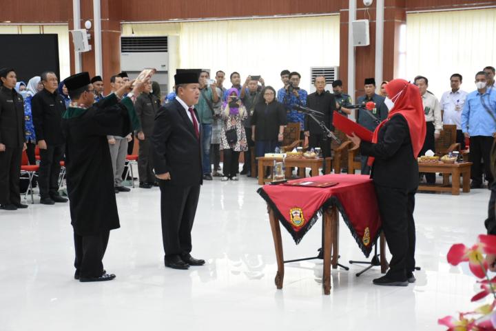 Iwan Gunawan Dilantik Sebagai Sekda Kota Bandar Lampung