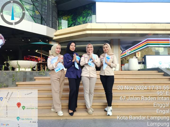 TDM Radin Intan Lakukan Canvasing di Karang Indah Mall Lampung 