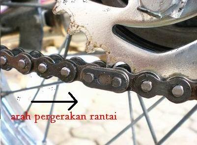 Efek Buruk Setel Rantai Motor Terlalu Kendur Atau Kencang 