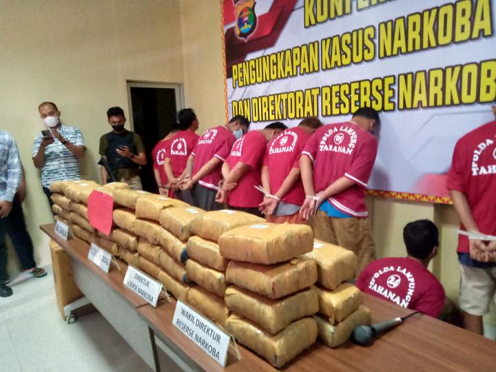 3 Kg Sabu, 69 Kg Ganja, dan 1.300 Ekstasi Berhasil Diamankan 