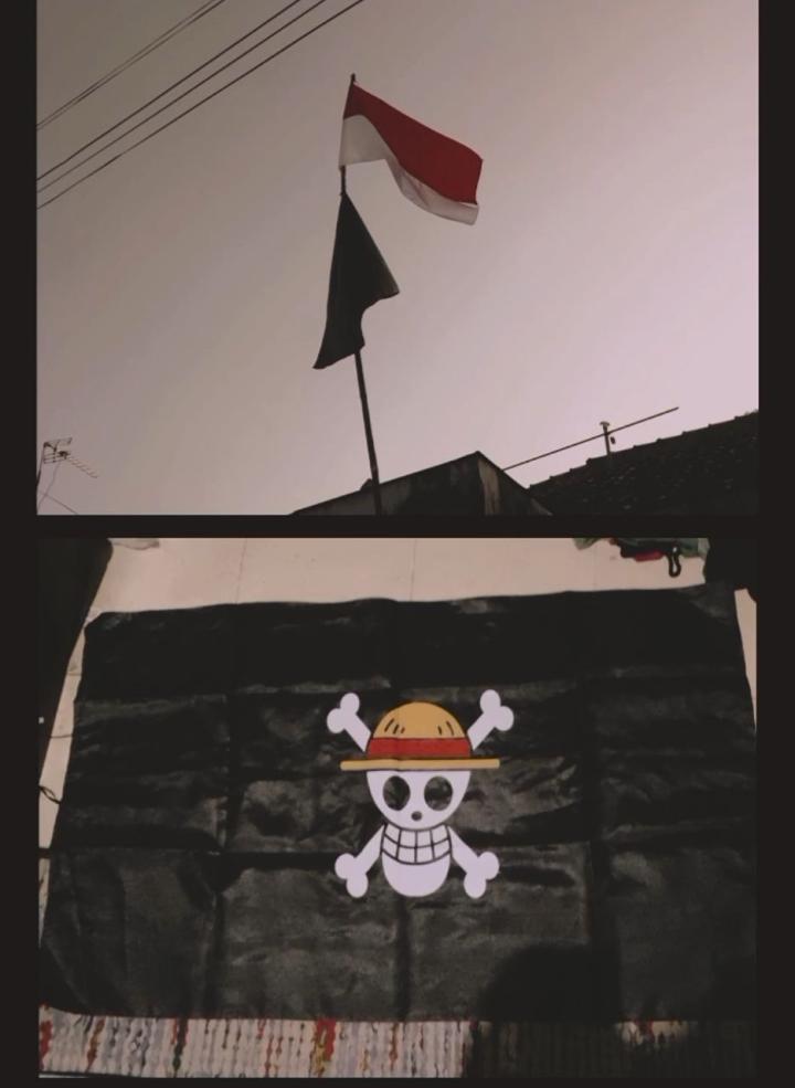 Bendera Bajak Laut One Piece Berkibar di Lampung, Warga Diminta Turunkan
