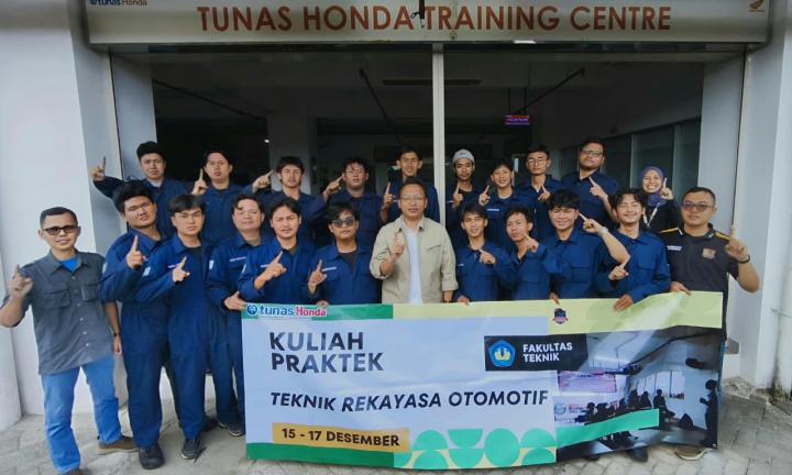 Sinergi Bagi Negeri, Tunas Honda Berpartisipasi Aktif dalam Kuliah Praktik Industri Kerja Bersama Fakultas Teknik UNILA 2025