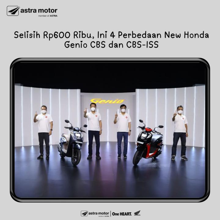 Selisih Rp600 Ribu, Ini 4 Perbedaan New Honda Genio CBS dan CBS-ISS