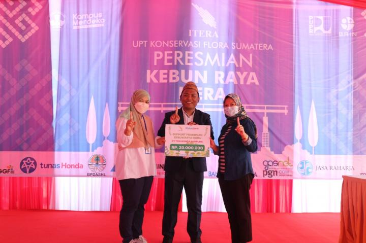 Peduli Lingkungan, TDM Support Launching Kebun Raya ITERA