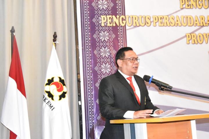 Laksdya TNI (Purn) Dr. Agus Setiadji Resmi Melantik Pengurus PERKEMI Sumsel 2022-2026