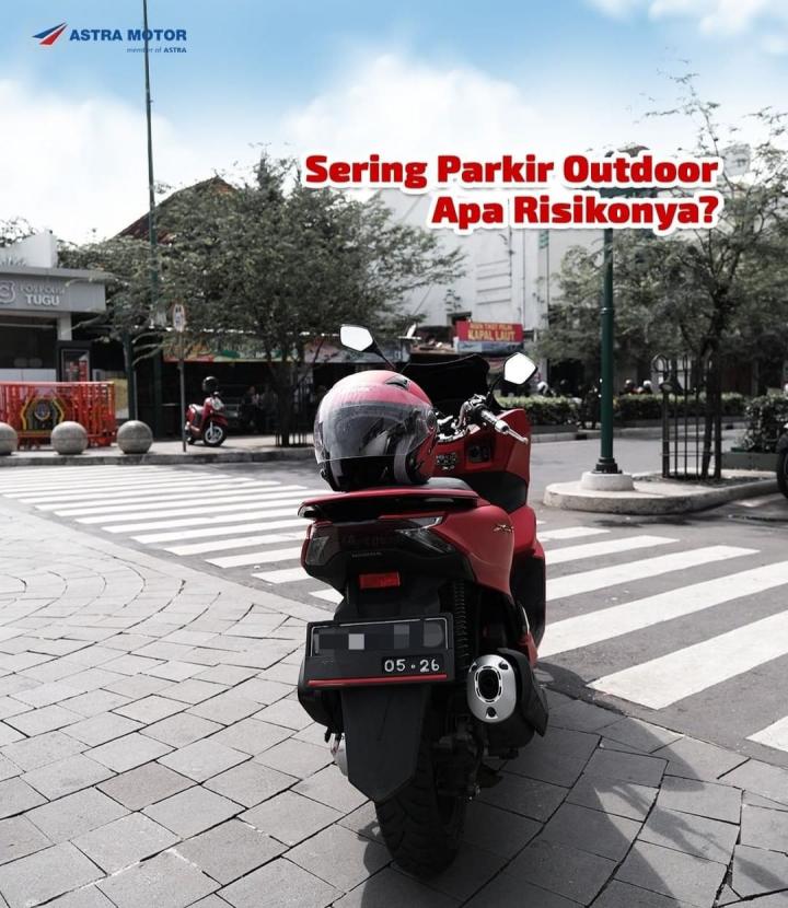 Resiko Sering Parkir Motor di Area Outdoor
