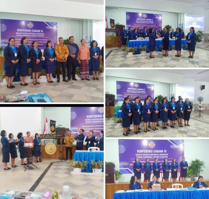 Pelaksanaan Konferensi Cabang VI  Wanita Katolik RI Dewan Pengurus Cabang Kedaton