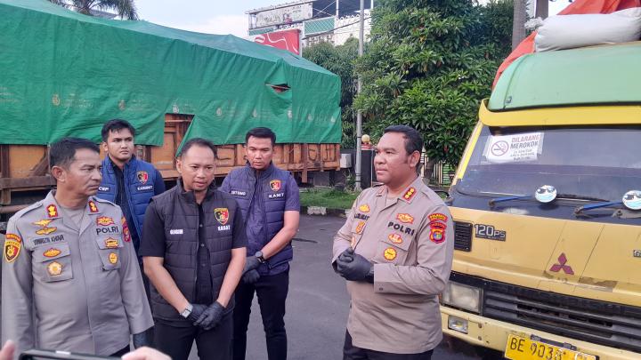 Polresta Bandar Lampung Bongkar Mafia Solar Subsidi, Lima Truk Fuso Disita