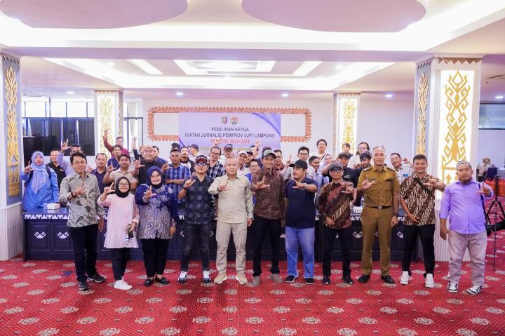 Menuju Era Baru Jurnalistik Lampung, Gubernur Dukung Pemilihan Ketua IJP 2025â€“2028, Abung Mamasa Ditetapkan Ketua IJP 