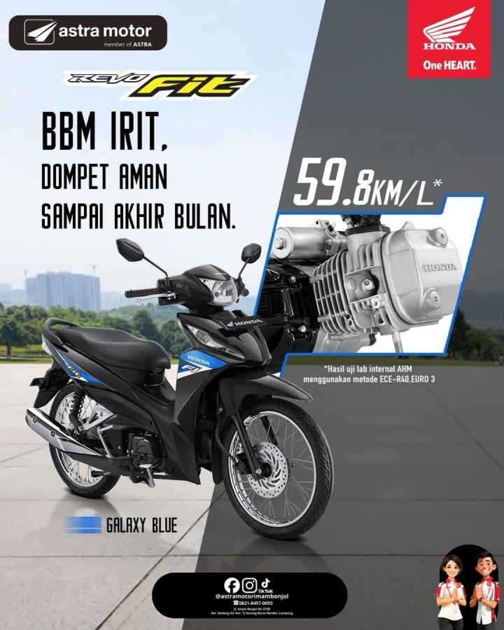 Iritnya Kebangetan, Honda Revo Fit Jadi Solusi Dompet Aman Sampai Akhir Bulan