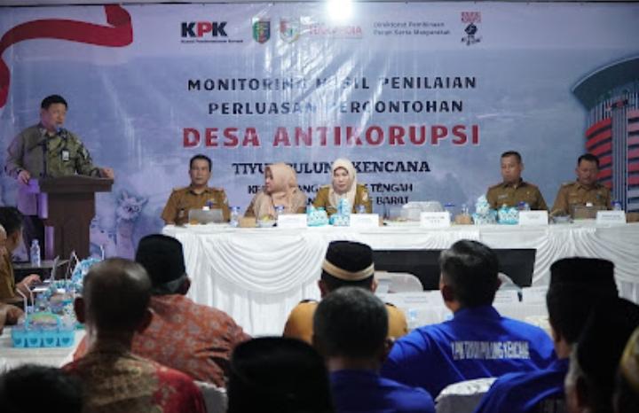 KPK RI Monitoring Hasil Penilaian Perluasan Percontohan Desa Antikorupsi di Provinsi Lampung 