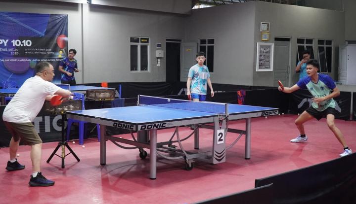 SIM Sports Lampung Matangkan Persiapan Hadapi Kejuaraan Tenis Meja ASEAN 2026