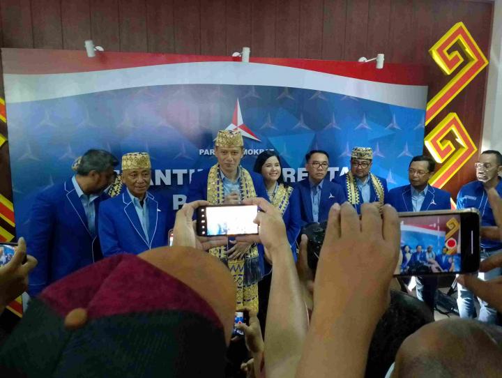 Lantik Pengurus DPC Partai Demokrat se-Lampung, Ini Pesan AHY