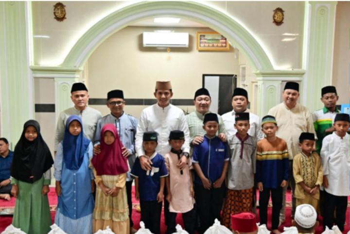 Bupati dan Wakil Bupati Lampung Selatan Ikuti Kegiatan Safari Ramadhan di Masjid Baiturahman 