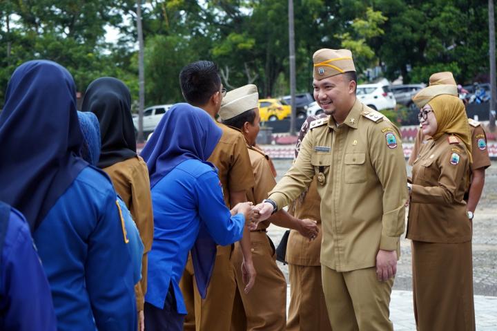 Apel Terakhir Wakil Bupati Lampung Selatan, Pandu Sampaikan Pesan Perpisahan