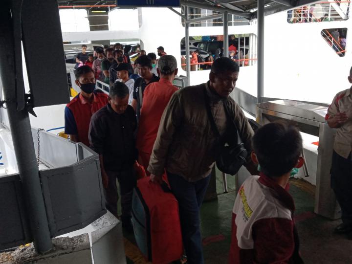 Potret Arus Mudik Pelabuhan BakauheniÂ 