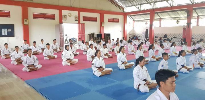 Pembukaan Persiapan PON ke-21 di Aceh dan Sumatera Utara Tahun 2024 Pusdiklat Kempo Sorong