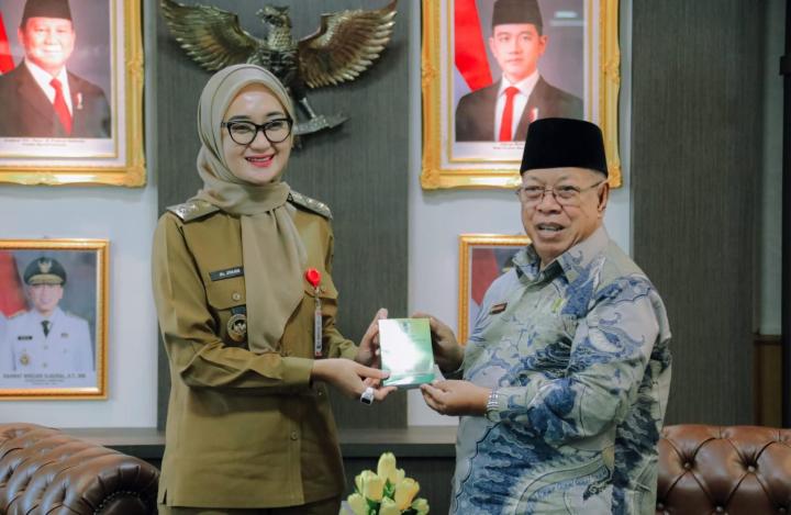 Wagub Jihan Terima FKUB Lampung, Bahas Penguatan Moderasi Beragama