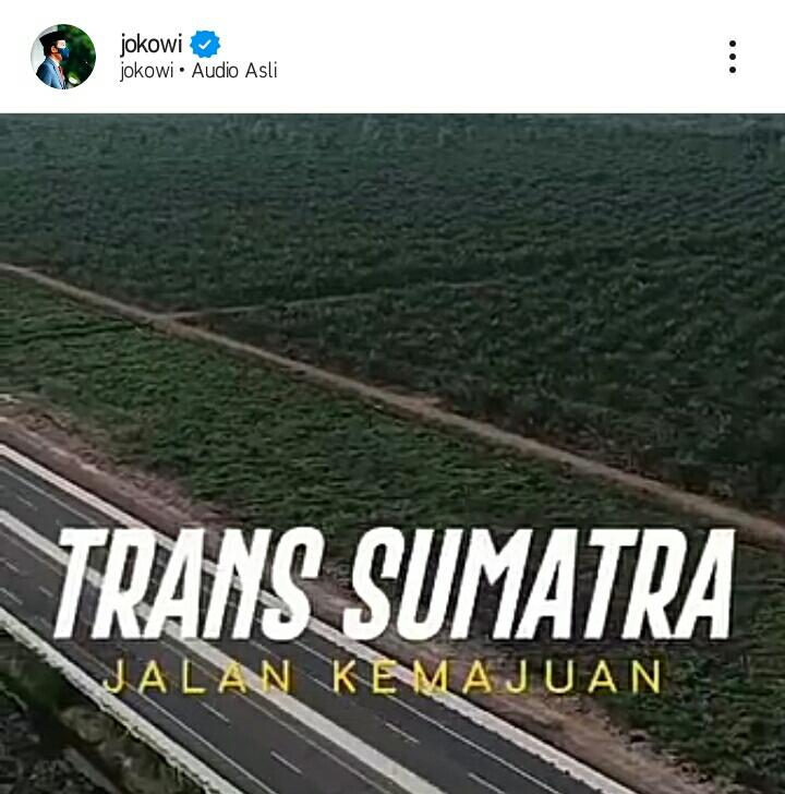 Presiden Jokowi Pamer Progres JTTS, Netizen Curhat: Pak Presiden Jalan dari Lampung-Palembang Banyak yang Berlubang 