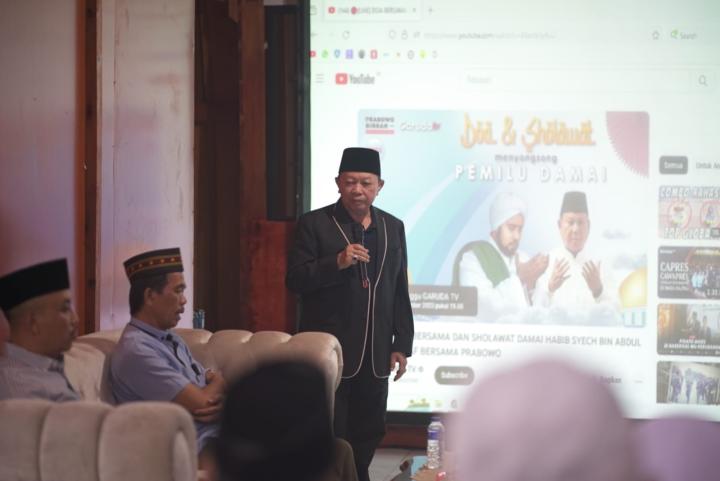 Gelar Doa Bersama Dan Sholawat Damai, TKD Prabowo Gibran Yakin Capai Target Kemenangan di Lampung 