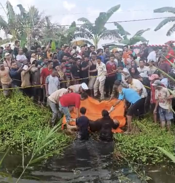 Perempuan Ditemukan Tewas Mengapung di Saluran Irigasi Lampung Timur