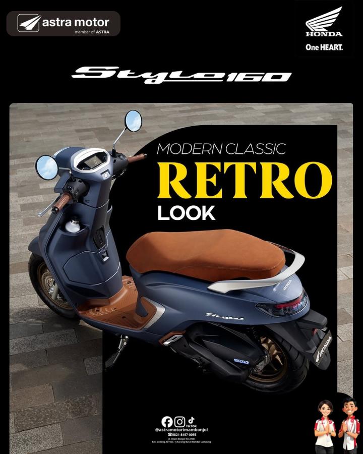 Honda Stylo 160: Perpaduan Sempurna Gaya Retro dan Mesin Modern di Astra Motor Imam Bonjol