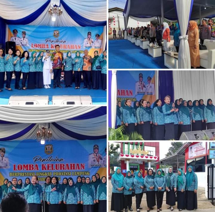 Wanita Katolik RI Hadiri Undangan Penilaian Lomba Kelurahan Berprestasi Tingkat Provinsi Lampung Tahun 2025