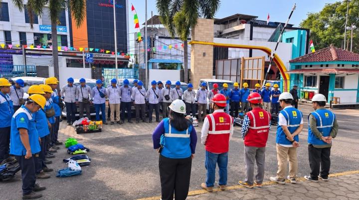 PLN ULP Karang Perkuat Budaya Keselamatan Kerja, Jaga Keandalan Listrik untuk Masyarakat   