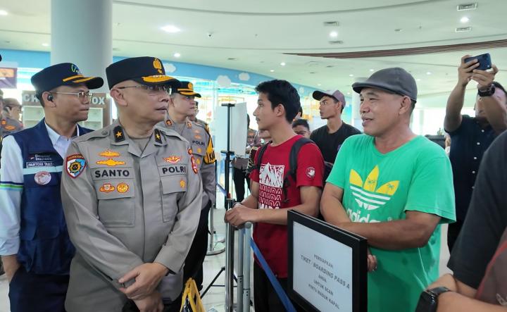 Pengawasan Ketat Arus Balik, Itwasum Polri Cek Kesiapan Personel dan Fasilitas di Pelabuhan Bakauheni