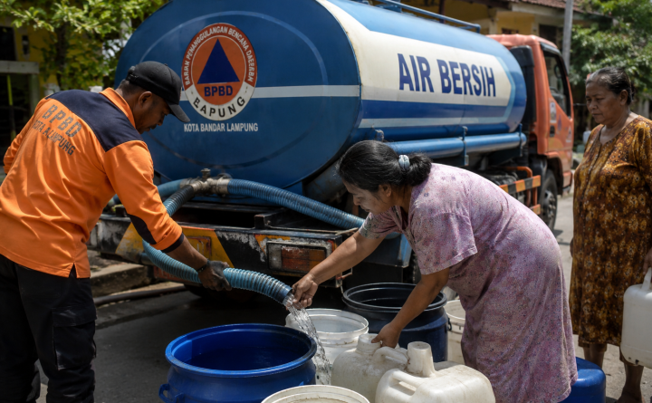Warga Butuh Air Bersih? BPBD Bandar Lampung Buka Layanan Siaga Selama Kemarau