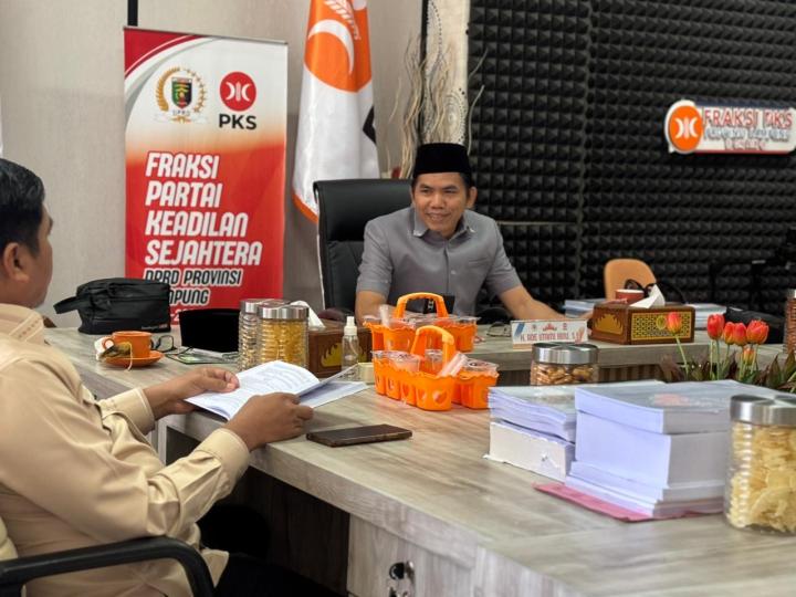 Fraksi PKS DPRD Lampung Dorong BUMD Sehat, Transparan, dan Menguntungkan bagi Pembangunan Lampung