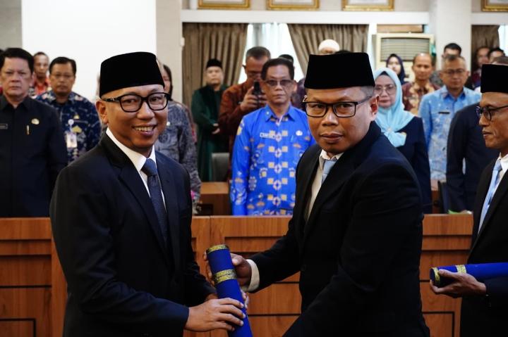 Gubernur Lampung Lantik Dua Pejabat Pimpinan Tinggi Pratama