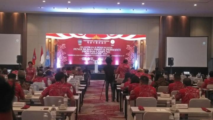 Pelantikan dan Pengukuhan Pengurusan PSMTI & Perwanti Lampung Resmi Dibuka
