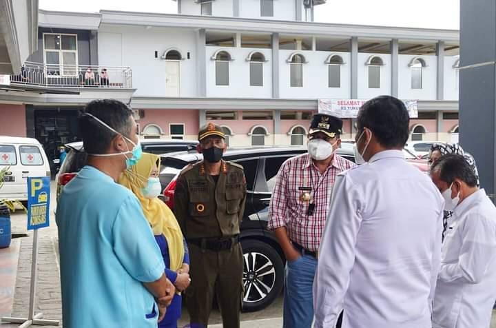 Bupati Lampung Tengah Pantau Kesiapan Rumah Sakit Swasta Tangani Covid-19 di Lampung Tengah