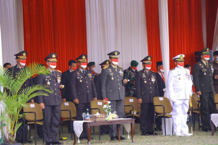 Kapolda Lampung Hadiri Upacara Peringatan Hari Kemerdekaan RI ke-76