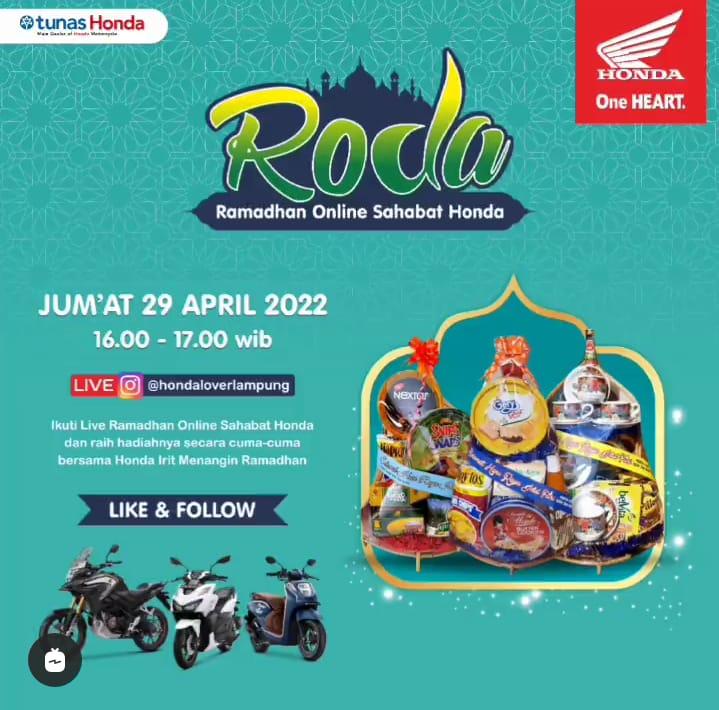 Ramadhan Online Sahabat Honda â€œRODAâ€ Bagi- Bagi THR Bersama Tunas Honda dan NSS Kedaton