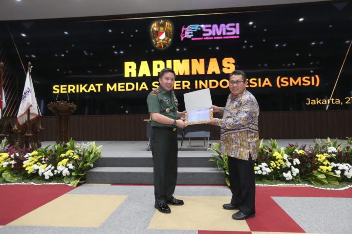 Penanda-tanganan PKS Antara SMSI Dengan TNI AD Bentuk Sinergi Dalam Menjaga NKRI Dan Cita-cita Kemerdekaan
