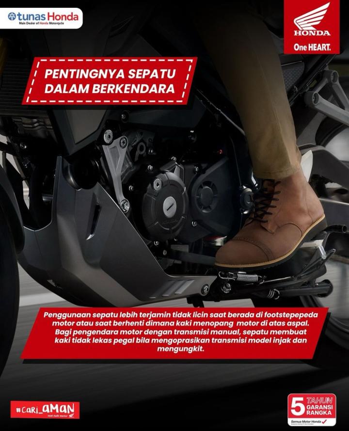Ini Alasan Mengapa Diharuskan Menggunakan Sepatu Saat Berkendara 