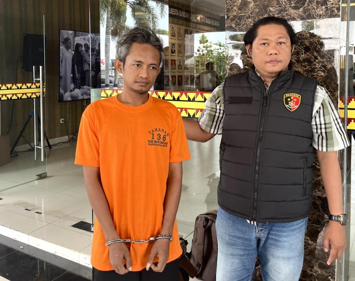 Curi HP dengan Panjat Tembok, Residivis di Bandar Lampung Ditangkap Polisi