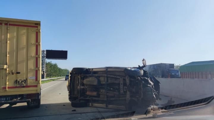 Tragis! Kecelakaan di Tol Trans Sumatera, Dua Orang dan 1 Balita Tewas di Tempat