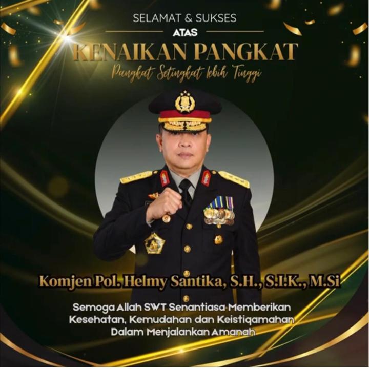 Helmy Santika Sandang Bintang Tiga, Rekam Jejaknya Sarat Kasus Besar   