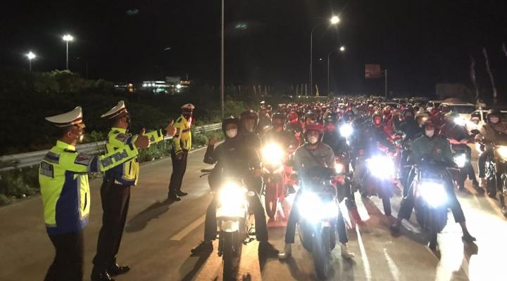 Mudik Lebaran, Polda Lampung Siap Kawal Pemudik Sepeda Motor