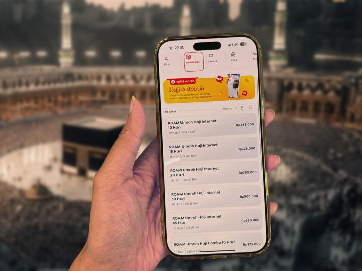 Koneksi Lancar di Tanah Suci Kini Lebih Simpel dengan Paket IM3 SimpelRoam Haji   