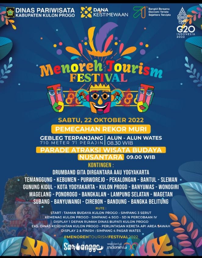 Menoreh Tourism Festival Siap Digelar dan Siap Pecahkan Rekor MURI