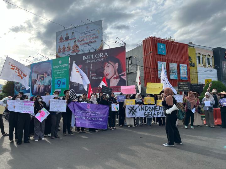 Aksi Peringatan Hari Perempuan 2025 di Bandar Lampung: Perjuangan Untuk Keadilan dan Lawan Sistem yang Memiskinkan