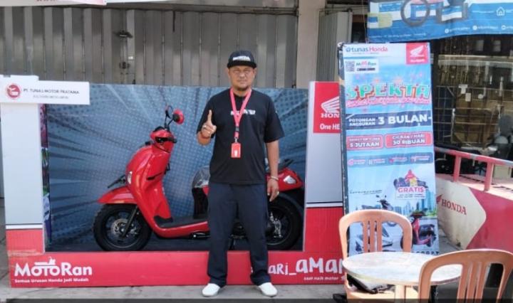 Honda Tunas Motor Hadirkan Pameran Sepeda Motor dengan Promo SPEKTA di Pasar Kangkung   