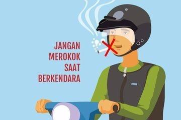 Selain Melanggar, Ini Bahayanya Merokok Saat Berkendara!   
