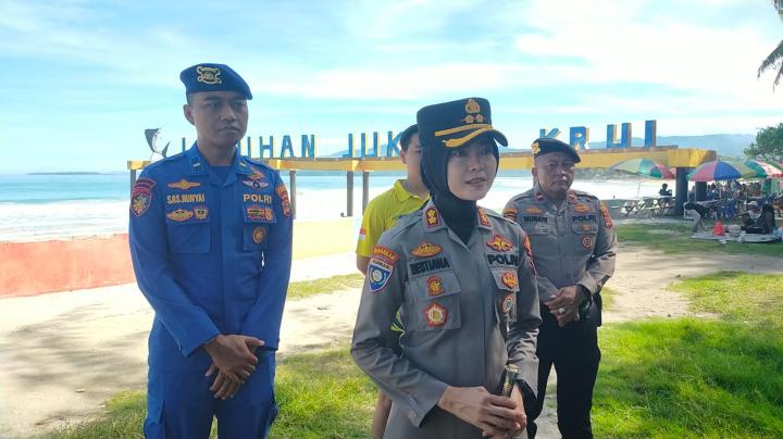 Sambut Krui Pro 2025, Polres Pesisir Barat Siagakan Polisi Turis Multibahasa