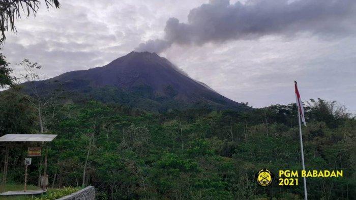 15 September 2021, 10 Kali Luncuran Lava Pijar Gunung Merapi ke Barat Daya