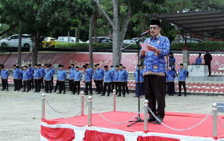 Sekdakab Thamrin Minta ASN Pemkab Lamsel Tingkatan Etos Kerja Berikan Pelayanan Prima Ke MasyarakatÂ 